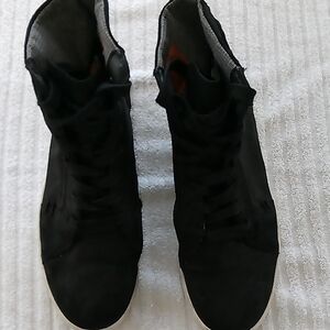 Harley-Davidson Men's Black High-Top Sneakers